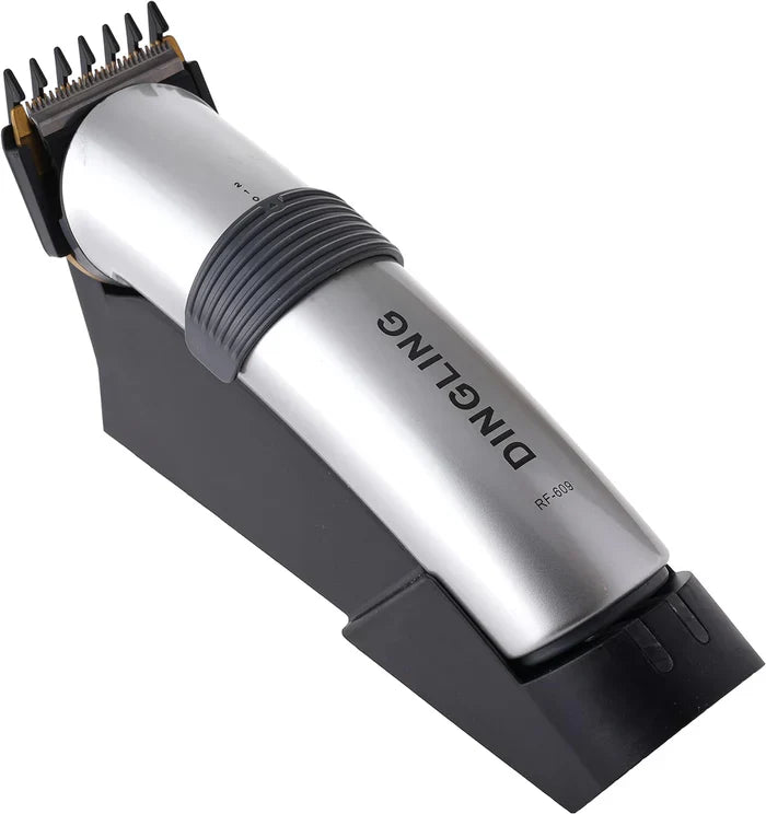 DINGLING Professional Electric Hair Clipper with Blades Silver/Black