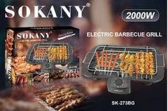 Sokany Electric Barbecue Grill - 2000W With Adjustable Temperature (SK-273BG)