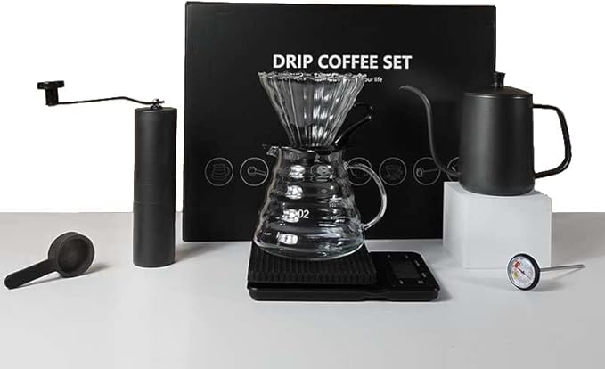 V60 Coffee kit Set 12 Piece Coffee Drip Set With Tool Case