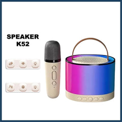 Mini Bluetooth Speaker with Mini Wireless Karaoke Mic